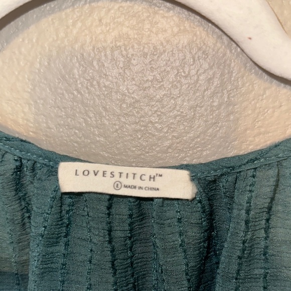 Lovestitch Dunaway V-Neck Puff Sleeve Blouse 2pc - Picture 3 of 11